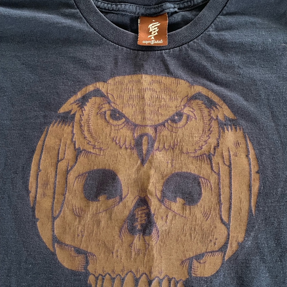 Superfishal Large Tshirt Vintage Jeremy Fish Design